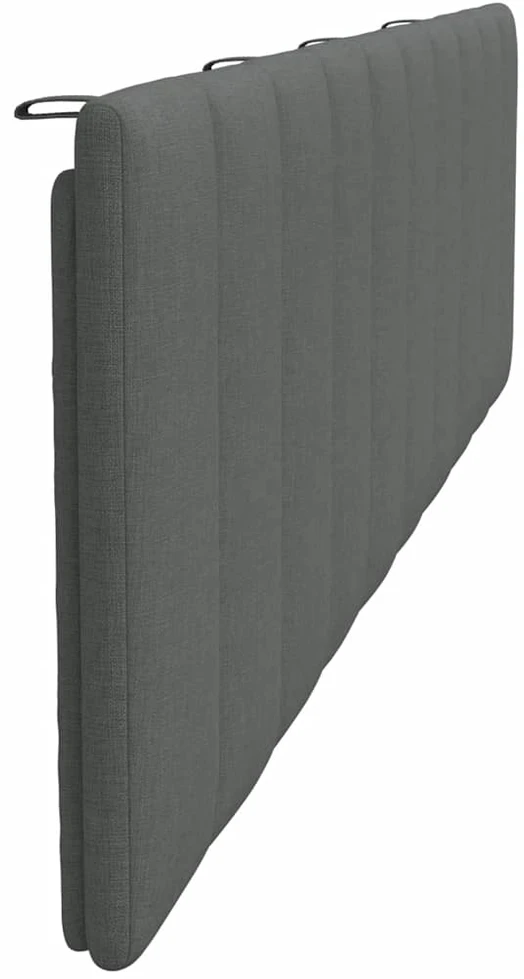 Galvūgalio pagalvėlė, tamsiai pilkos spalvos, 200cm, audinys