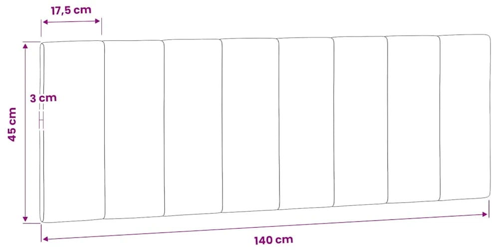 Galvūgalio pagalvėlė, tamsiai žalios spalvos, 140cm, aksomas