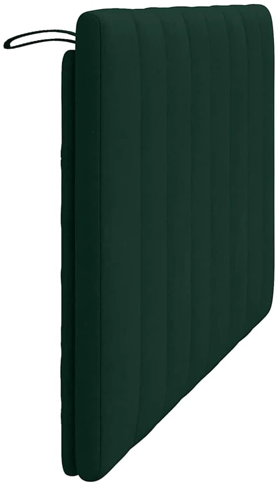 Galvūgalio pagalvėlė, tamsiai žalios spalvos, 120cm, aksomas