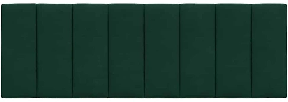 Galvūgalio pagalvėlė, tamsiai žalios spalvos, 140cm, aksomas