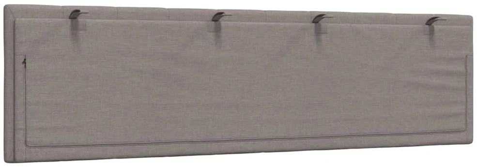 Galvūgalio pagalvėlė, taupe spalvos, 180cm, audinys