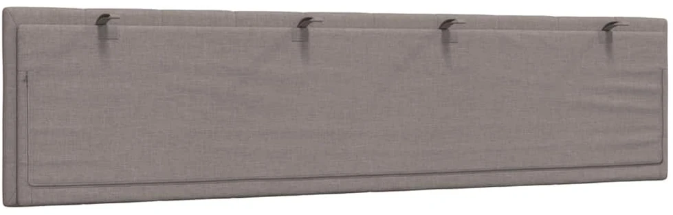 Galvūgalio pagalvėlė, taupe spalvos, 200cm, audinys