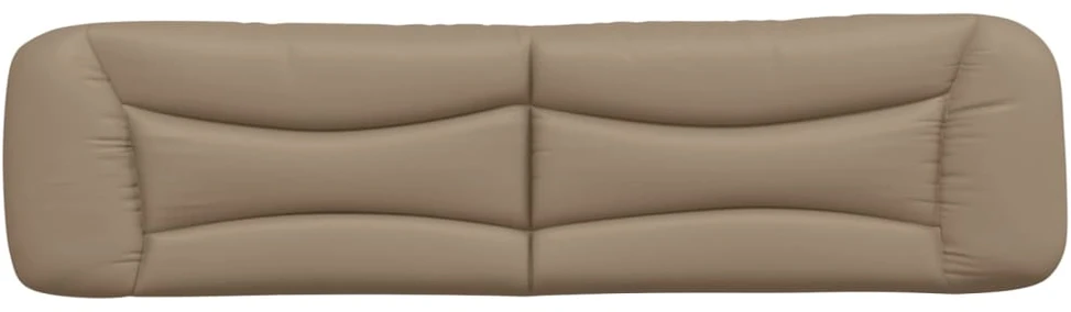 Galvūgalio pagalvėlė, kapučino spalvos, 200cm, dirbtinė oda