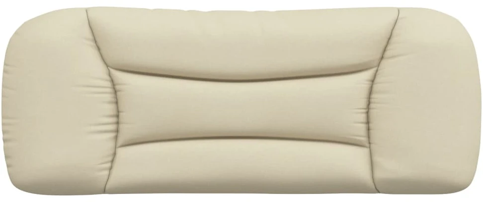 Galvūgalio pagalvėlė, kreminės spalvos, 100 cm, audinys
