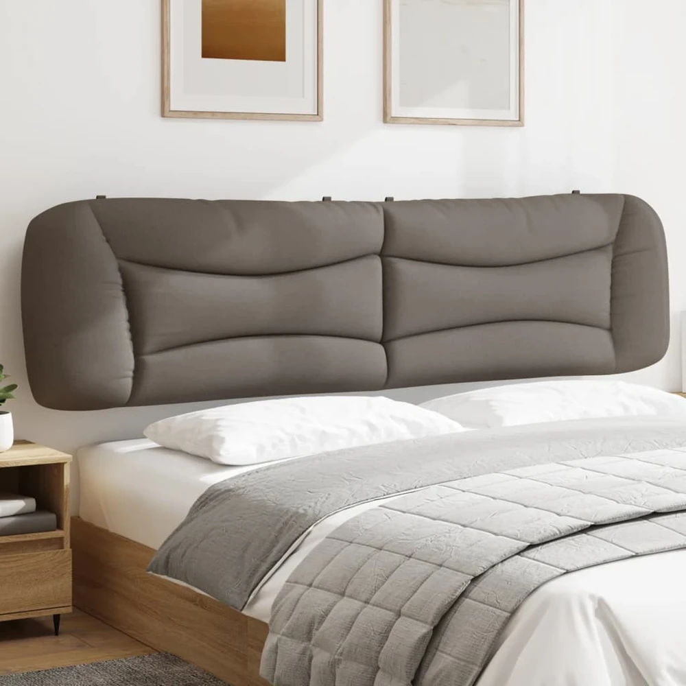 Galvūgalio pagalvėlė, taupe spalvos, 200cm, audinys