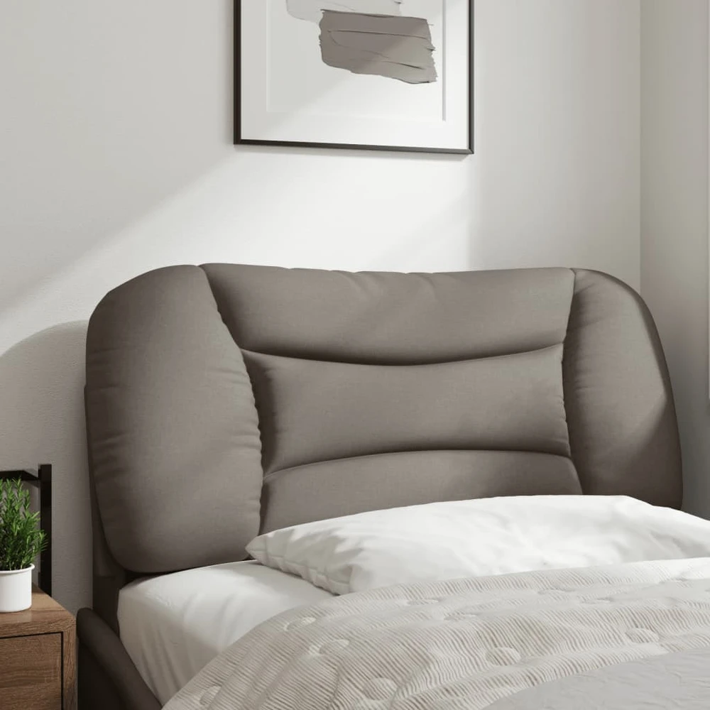 Galvūgalio pagalvėlė, taupe spalvos, 90 cm, audinys