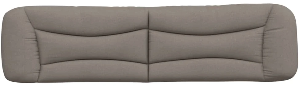 Galvūgalio pagalvėlė, taupe spalvos, 200cm, audinys