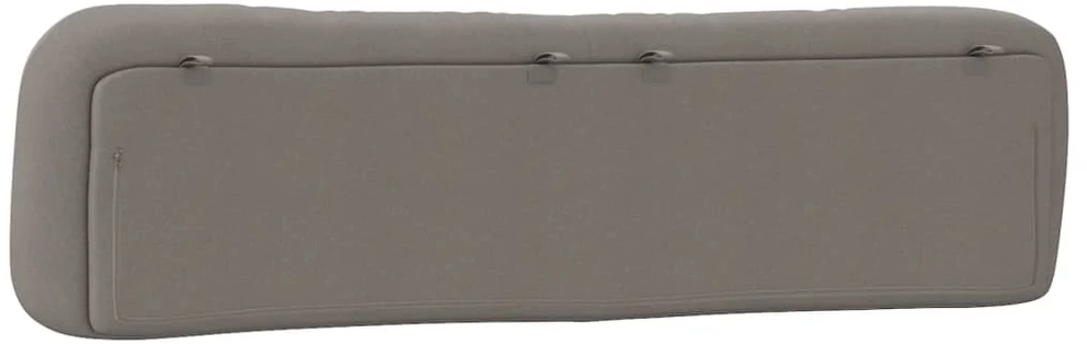 Galvūgalio pagalvėlė, taupe spalvos, 200cm, audinys