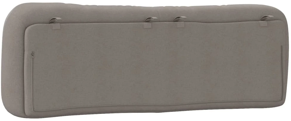Galvūgalio pagalvėlė, taupe spalvos, 160cm, audinys