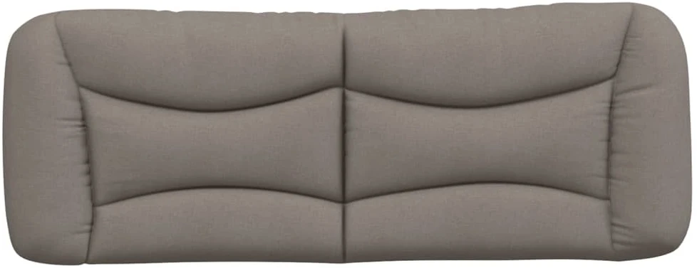 Galvūgalio pagalvėlė, taupe spalvos, 120cm, audinys