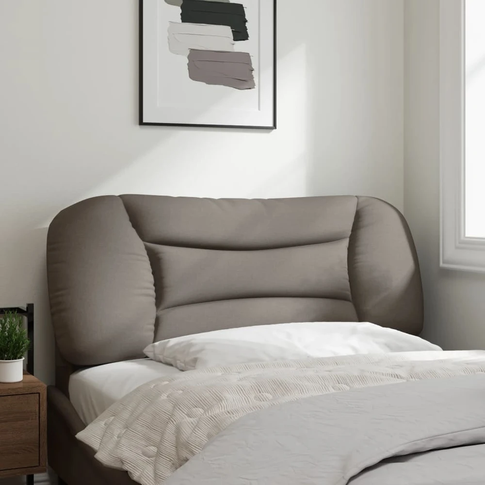Galvūgalio pagalvėlė, taupe spalvos, 100 cm, audinys