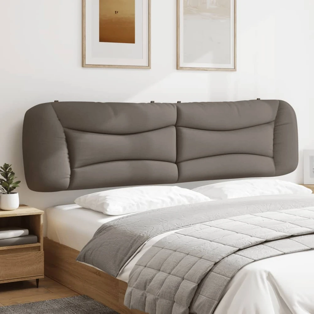 Galvūgalio pagalvėlė, taupe spalvos, 200cm, audinys