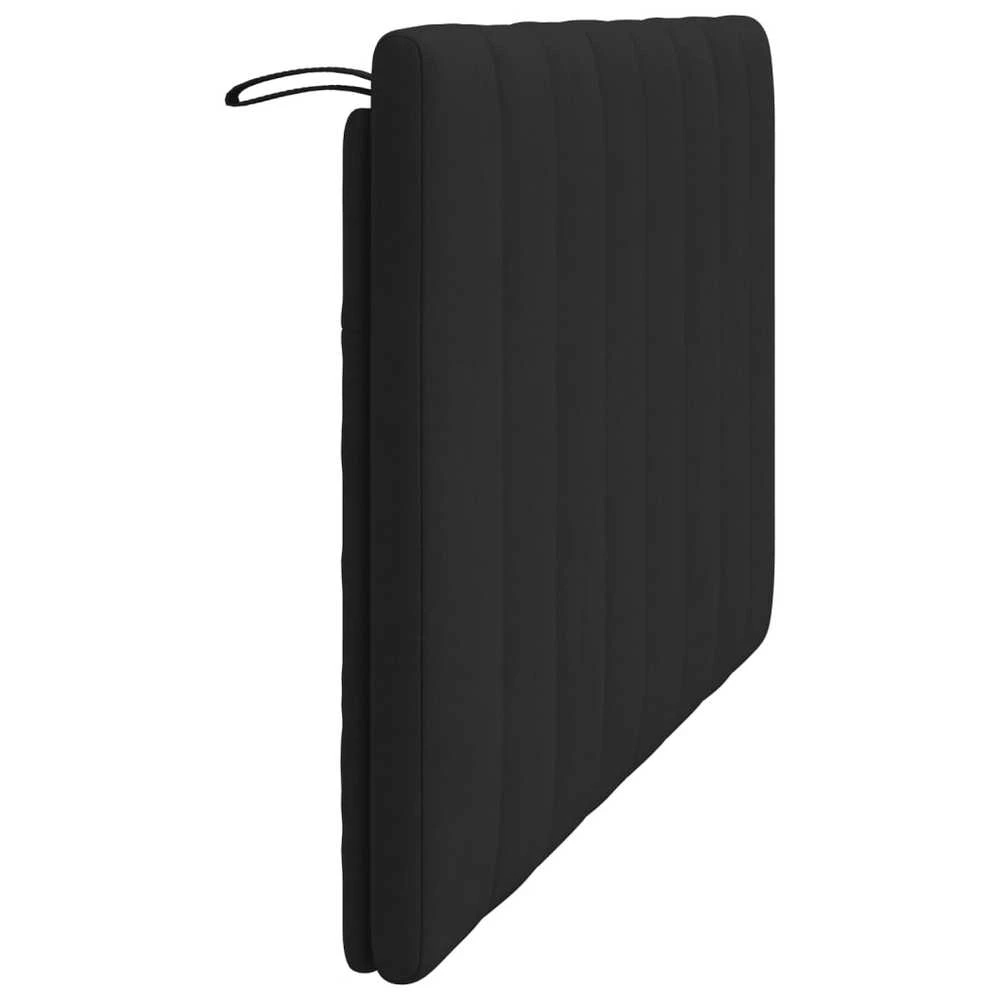 Galvūgalio pagalvėlė, juodos spalvos, 120cm, aksomas