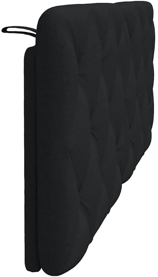 Galvūgalio pagalvėlė, juodos spalvos, 140cm, audinys
