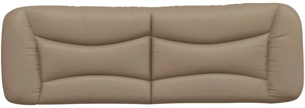 Galvūgalio pagalvėlė, kapučino spalvos, 160cm, dirbtinė oda