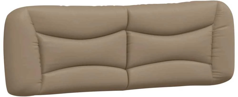 Galvūgalio pagalvėlė, kapučino spalvos, 160cm, dirbtinė oda
