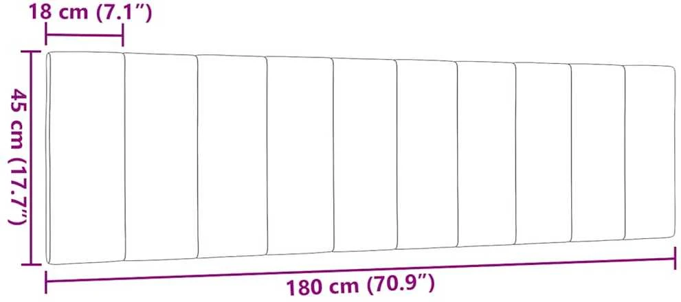 Galvūgalio pagalvėlė, mėlynos spalvos, 180cm, audinys