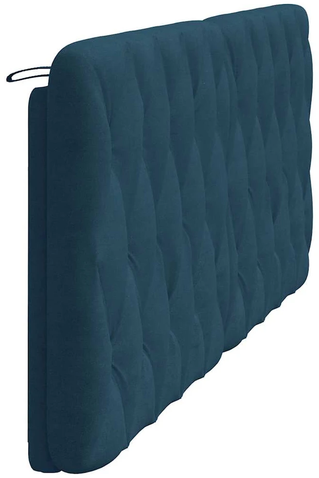 Galvūgalio pagalvėlė, mėlynos spalvos, 200cm, aksomas