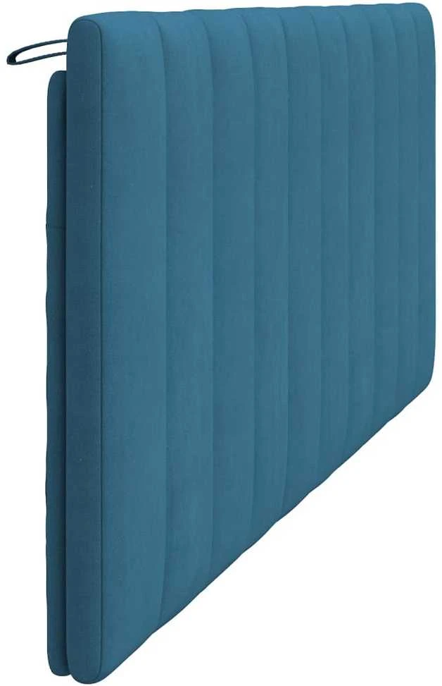Galvūgalio pagalvėlė, mėlynos spalvos, 200cm, aksomas