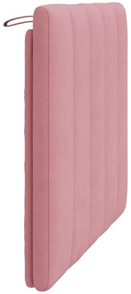Galvūgalio pagalvėlė, Hanko, rožinės spalvos, 100cm, aksomas