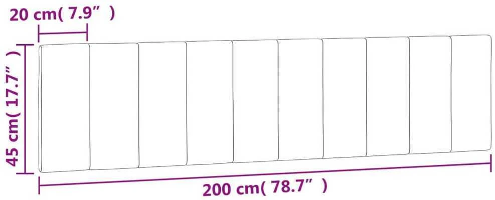 Galvūgalio pagalvėlė, Hanko, rožinės spalvos, 200cm, aksomas