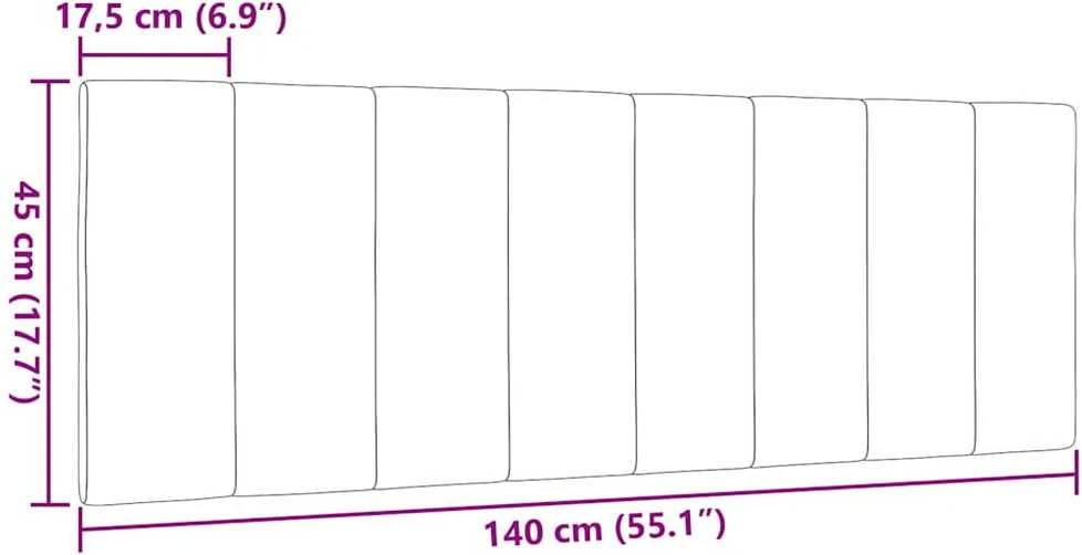 Galvūgalio pagalvėlė, Hanko, šviesiai pilkos spalvos, 140cm, audinys
