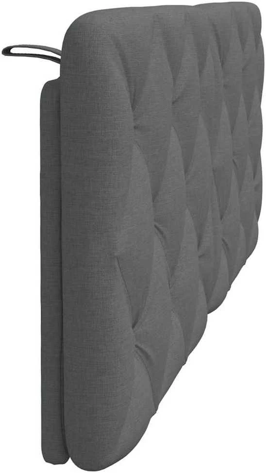 Galvūgalio pagalvėlė, tamsiai pilkos spalvos, 120cm, audinys