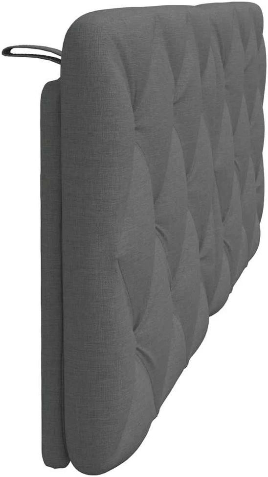 Galvūgalio pagalvėlė, tamsiai pilkos spalvos, 120cm, audinys
