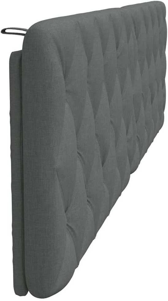 Galvūgalio pagalvėlė, tamsiai pilkos spalvos, 200cm, audinys