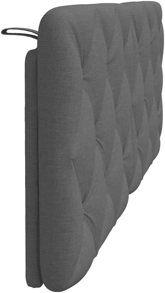Galvūgalio pagalvėlė, tamsiai pilkos spalvos, 140cm, audinys