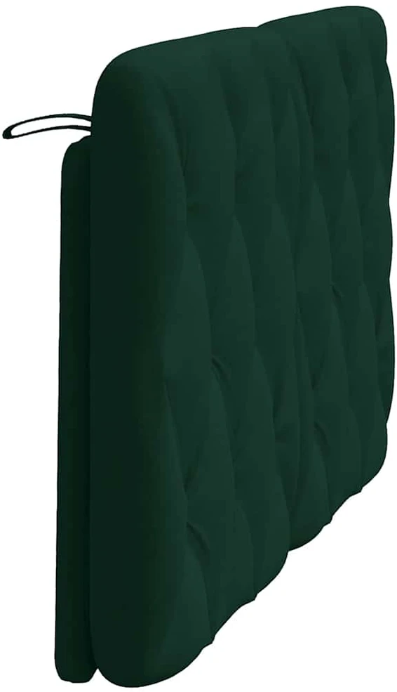 Galvūgalio pagalvėlė, tamsiai žalios spalvos, 120cm, aksomas