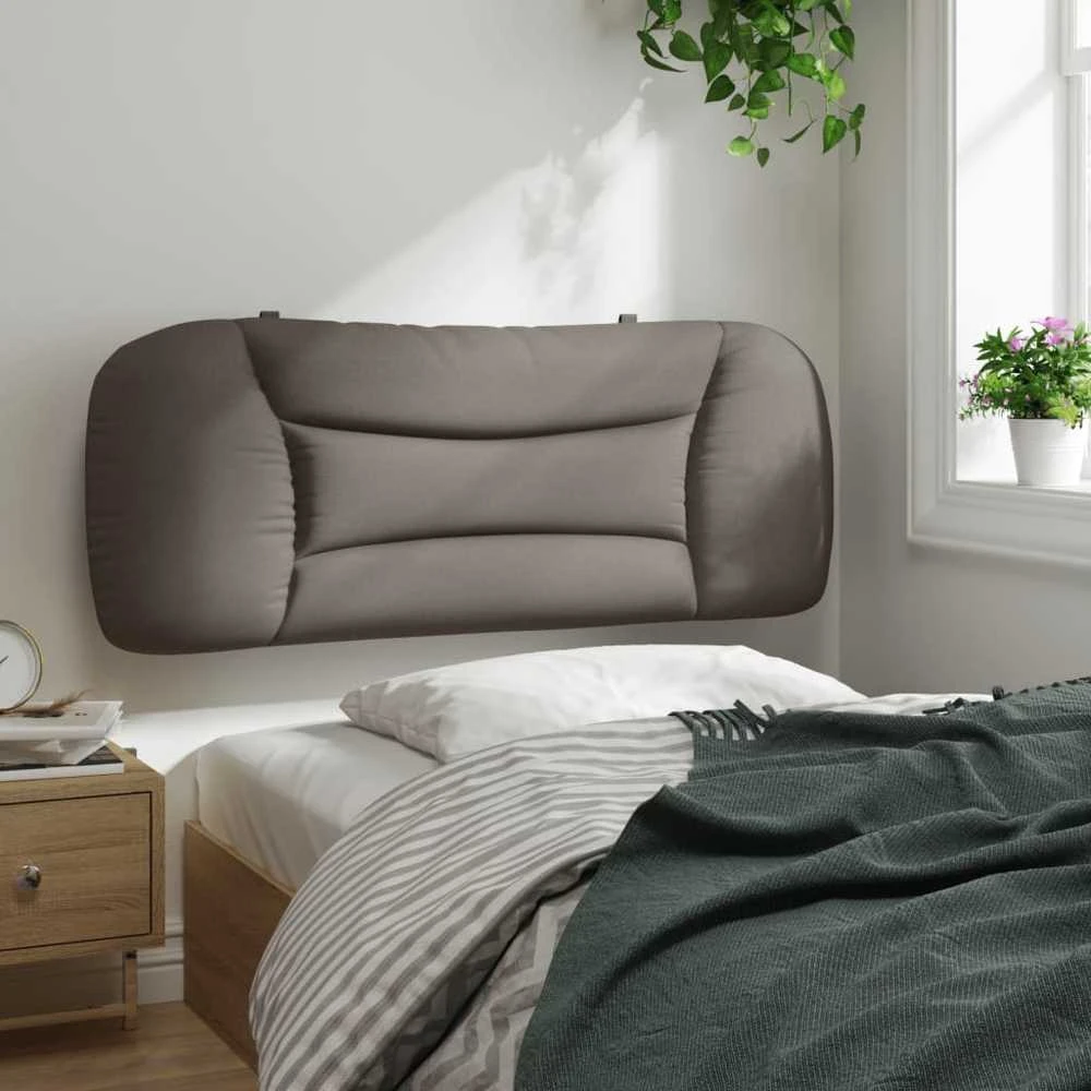 Galvūgalio pagalvėlė, taupe spalvos, 100 cm, audinys