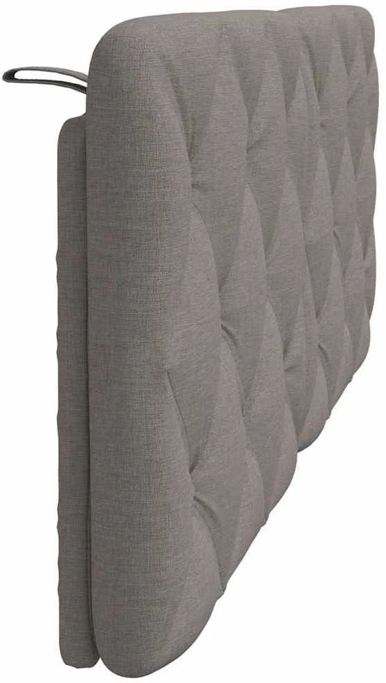 Galvūgalio pagalvėlė, taupe spalvos, 120cm, audinys