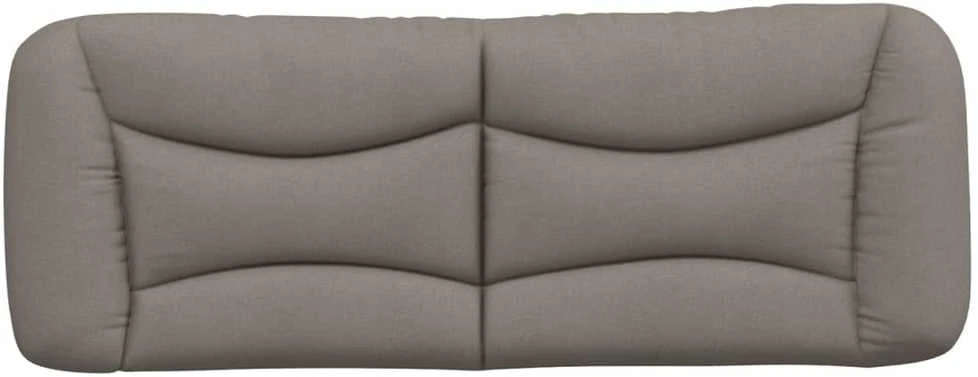 Galvūgalio pagalvėlė, taupe spalvos, 120cm, audinys