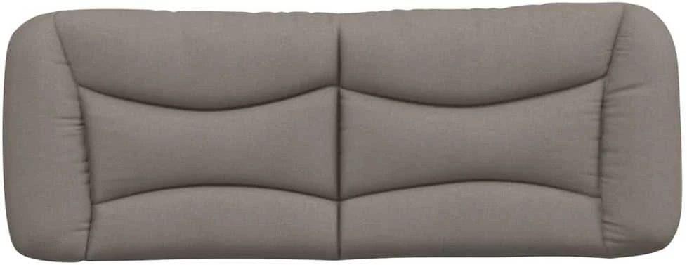 Galvūgalio pagalvėlė, taupe spalvos, 140cm, audinys
