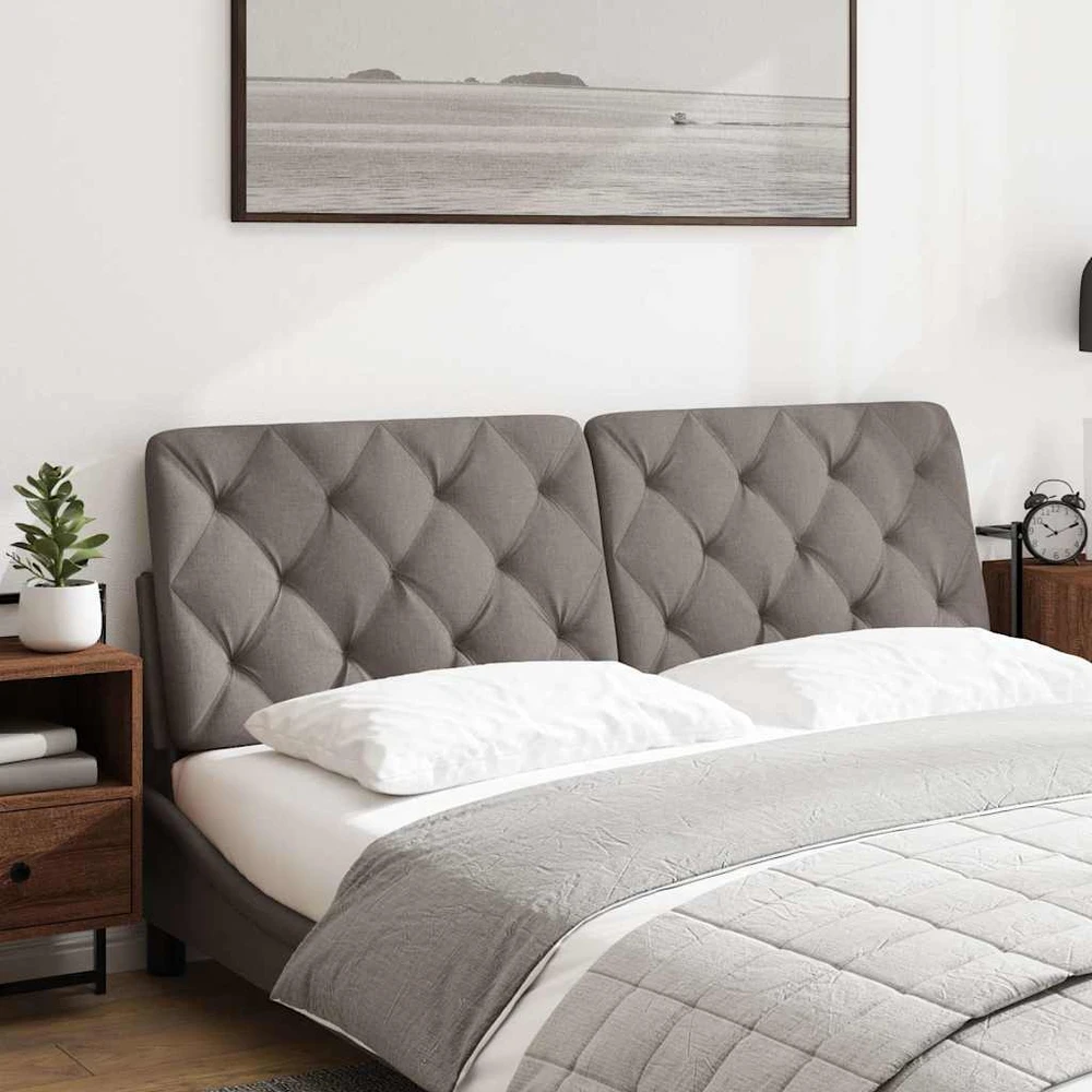 Galvūgalio pagalvėlė, taupe spalvos, 160cm, audinys