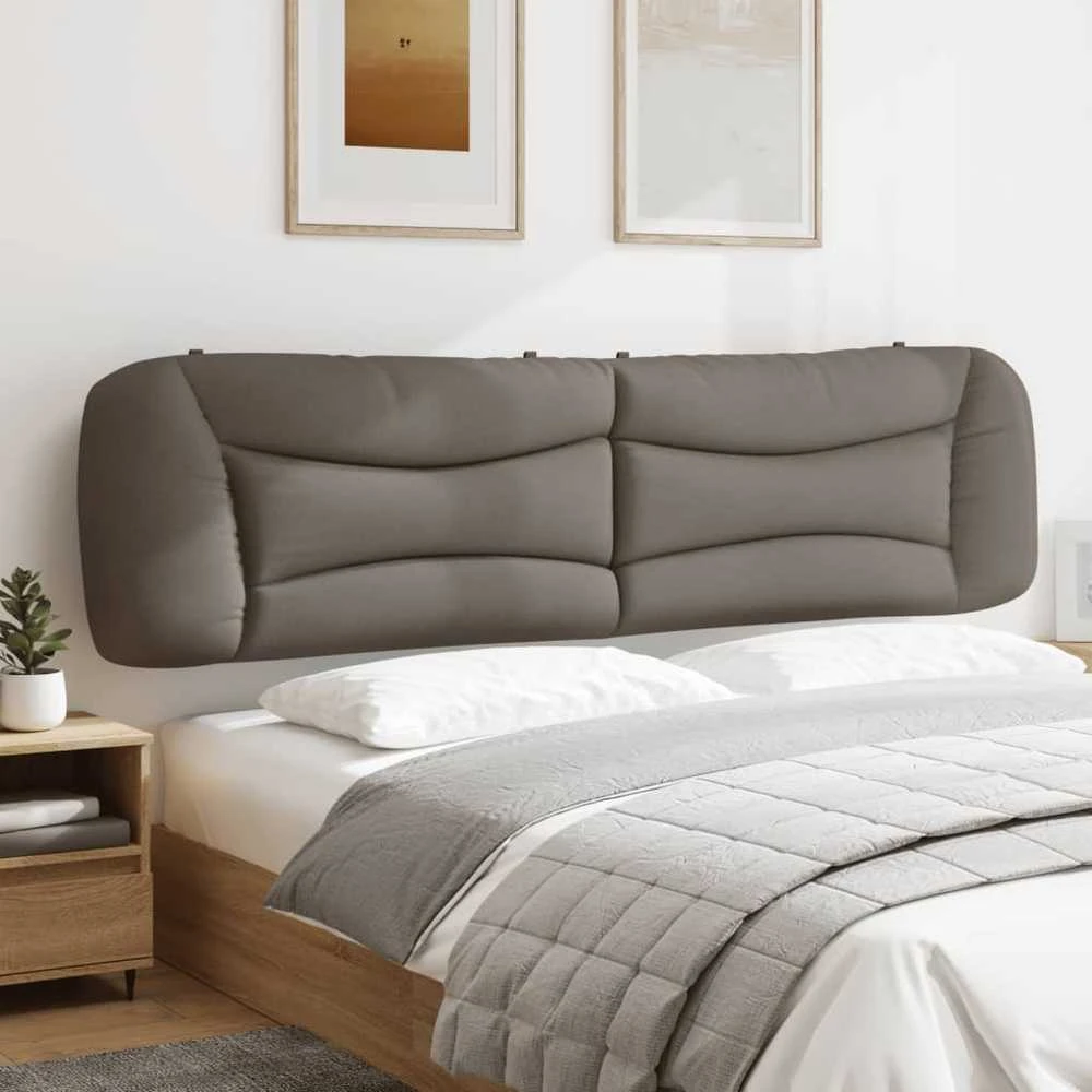 Galvūgalio pagalvėlė, taupe spalvos, 200cm, audinys