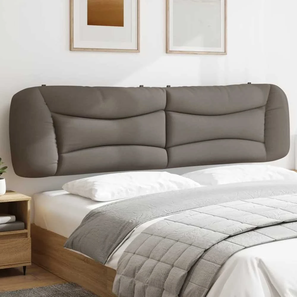 Galvūgalio pagalvėlė, taupe spalvos, 200cm, audinys