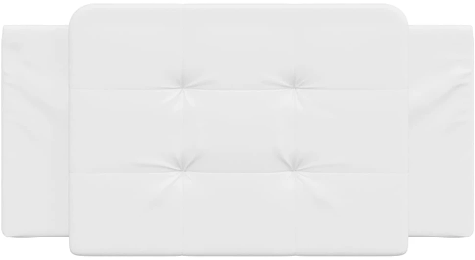 Galvūgalio pagalvėlė Zadar, balta, 100 cm, dirbtinė oda