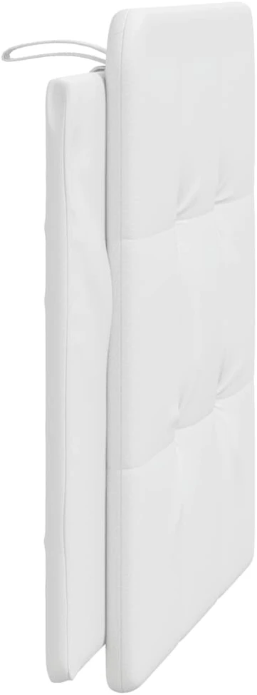 Galvūgalio pagalvėlė, baltos spalvos, 100 cm, dirbtinė oda