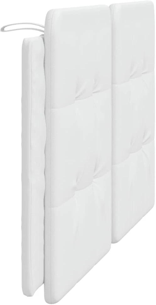 Galvūgalio pagalvėlė, baltos spalvos, 160cm, dirbtinė oda