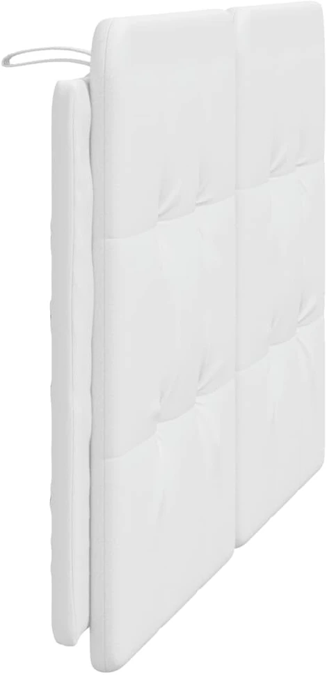 Galvūgalio pagalvėlė, baltos spalvos, 140cm, dirbtinė oda