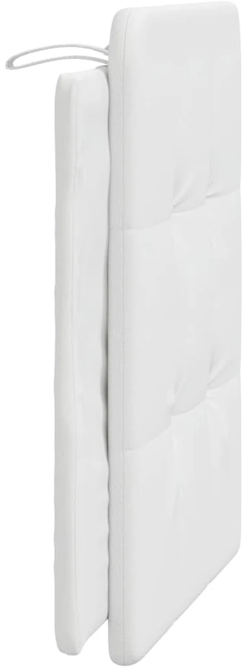 Galvūgalio pagalvėlė, baltos spalvos, 90 cm, dirbtinė oda