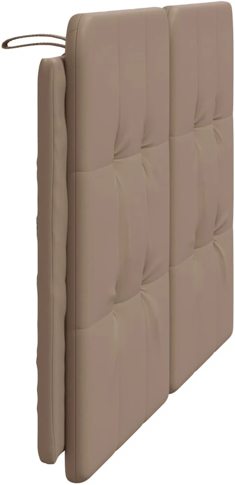 Galvūgalio pagalvėlė, kapučino spalvos, 140cm, dirbtinė oda