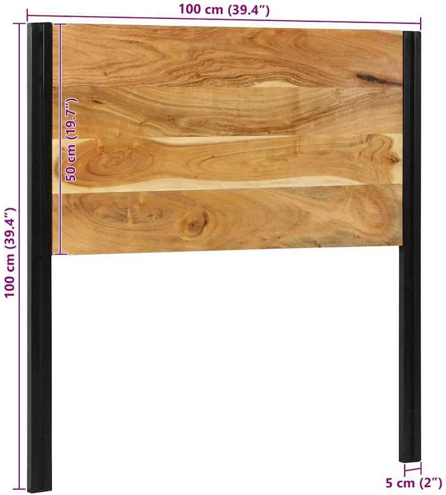 Galvūgalis, 100cm, akacijos medienos masyvas/geležis