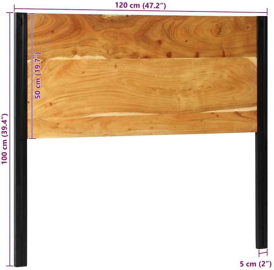 Galvūgalis, 120cm, akacijos medienos masyvas/geležis