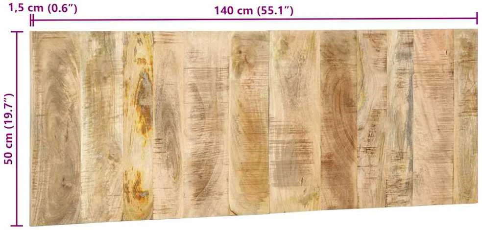galvūgalis 140 cm Tvirtas neapdorotas medis Mango