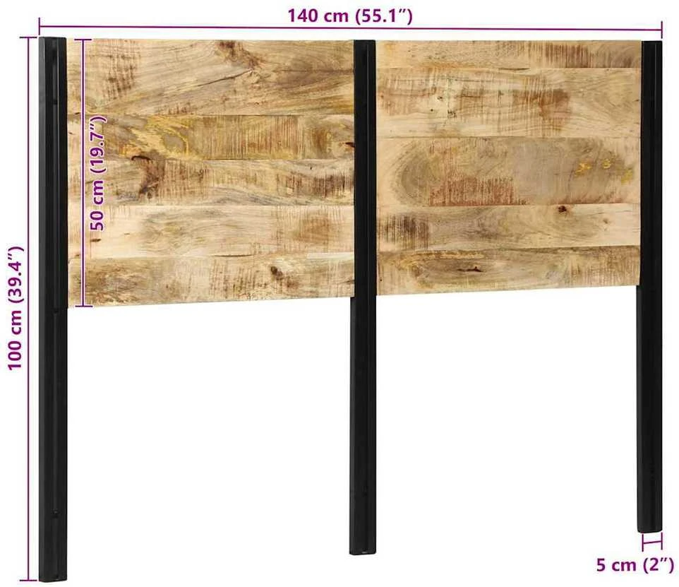 Galvūgalis, 140cm, mango medienos masyvas ir geležis