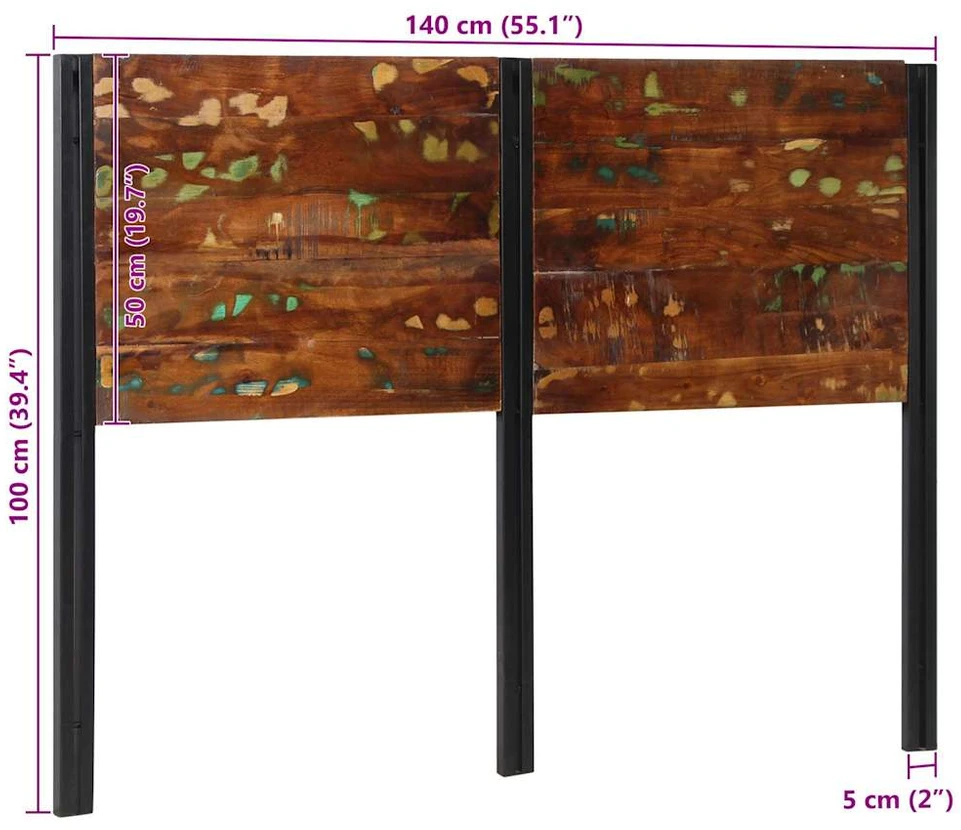Galvūgalis, 140cm, perdirbta mediena ir geležis