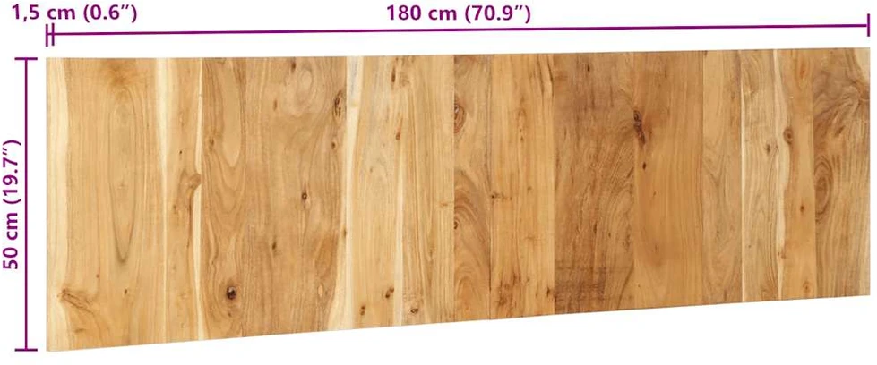 galvūgalis 180 cm Akacijos masyvo